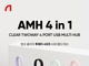 앱코, C타입·A타입 듀얼 단자의 4 in 1 멀티 허브 ‘AMH 4in1’ 출시