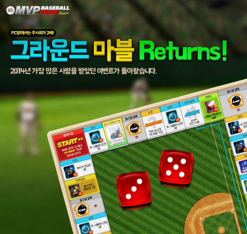 MVP 베이스볼 온라인, '그라운드 마블 리턴즈' 진행